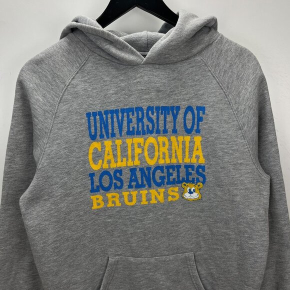 Vintage Y2K UCLA Bruins Hoodie Gray Jansport Large Pullover Sweatshirt Graphic - Picture 9 of 12